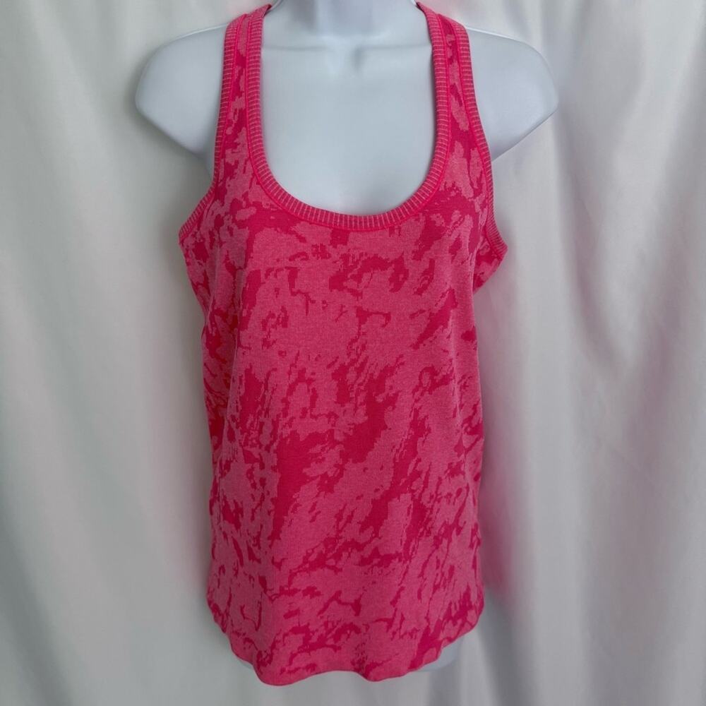 Stella Elyse Neon Pink Racerback Tank Top Size L/XL